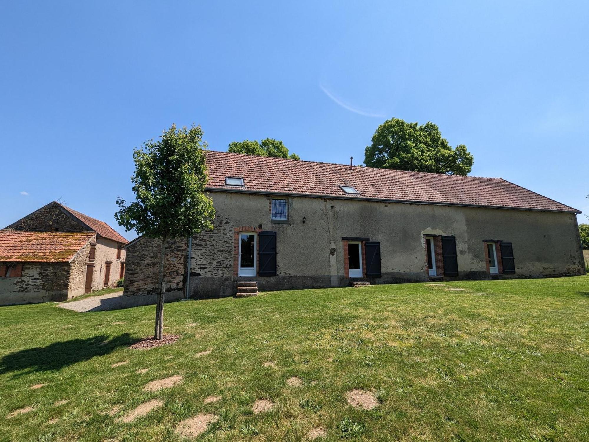 Grande Ferme Renovee Avec Jardin Et Loisirs A Proximite - Fr-1-591-155 Villa Pouligny-Notre-Dame Exterior foto