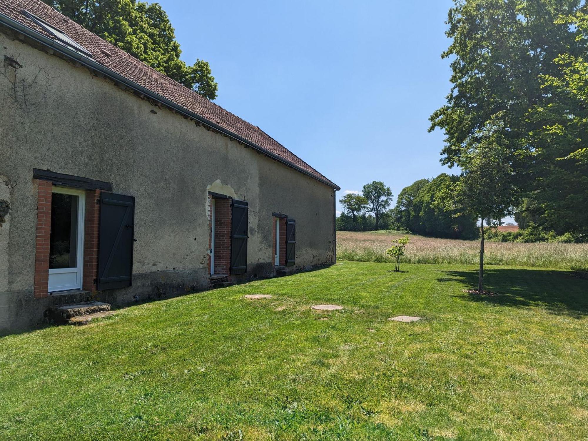 Grande Ferme Renovee Avec Jardin Et Loisirs A Proximite - Fr-1-591-155 Villa Pouligny-Notre-Dame Exterior foto